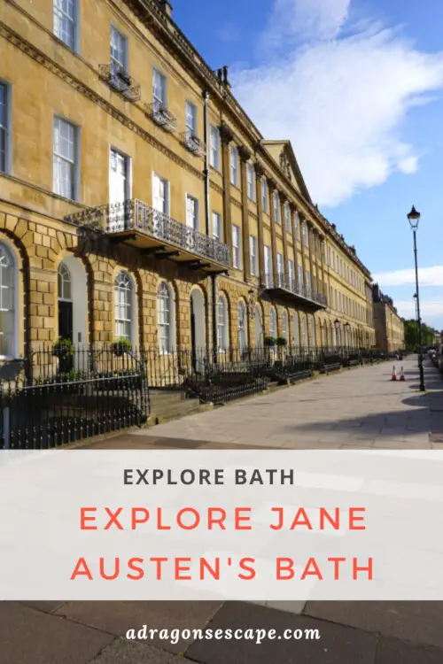 Explore Jane Austen's Bath pin