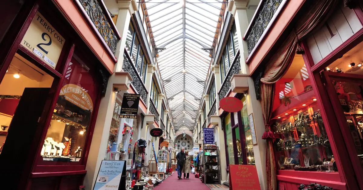 Shop fronts at the Clifton Arcade