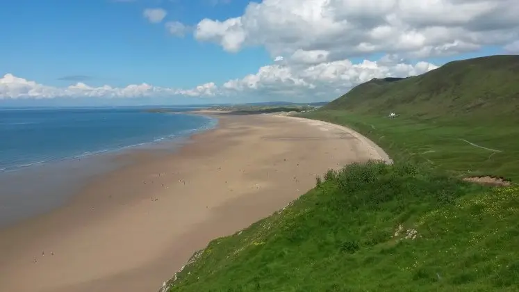 Rhossili Bay on the Gower Peninsula