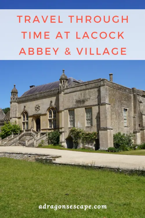 Travel through time at Lacock Abbey & Village pin