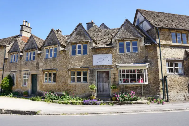 Quaint medieval cottage in the village of Lacock