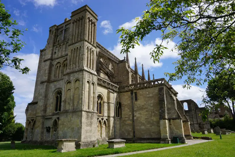 The medieval Malmesbury Abbey