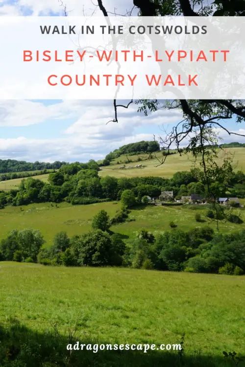 Walk in the Cotswolds: Bisley-with-Lypiatt country walk pin