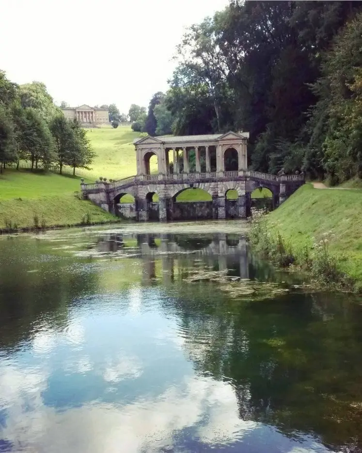 The Palladian Bridge at Prior Park in Bath, one of the city's hidden gems