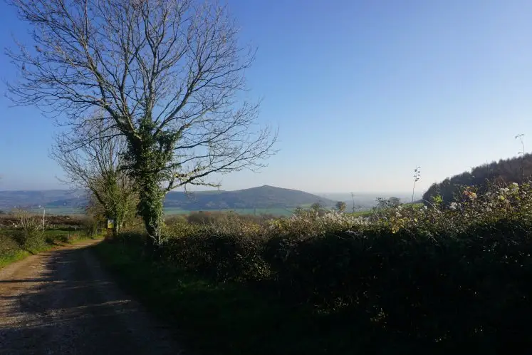 Views of Crook Peak from Bleadon Hill path