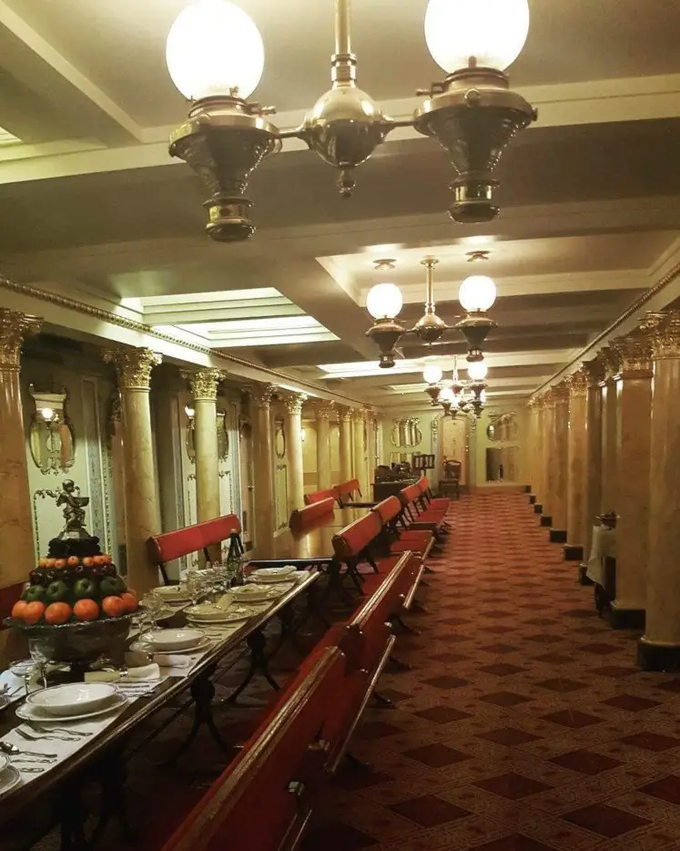 Dining Saloon aboard Bristol's SS Great Britain