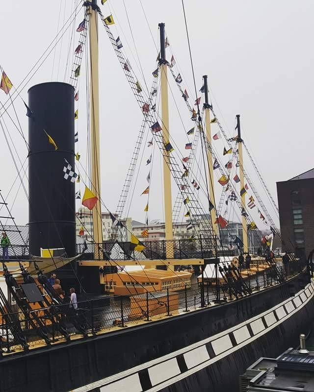 The imposing Bristol's SS Great Britain ship