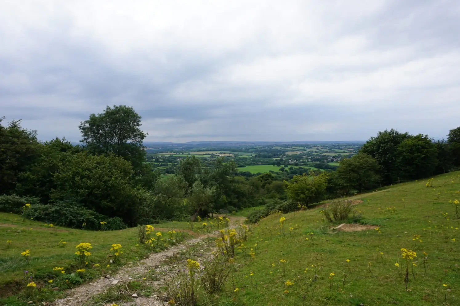 Fantastic views during the Dyrham to Doyton walk near Bath