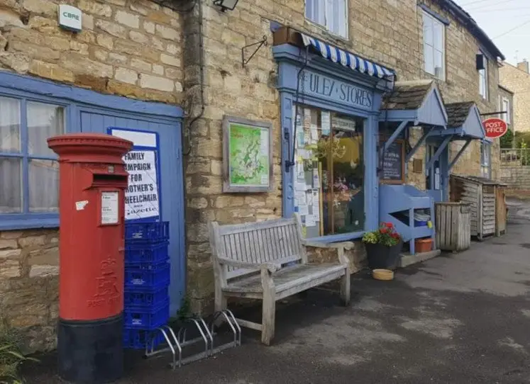 Quaint village store in Uley, Cotswolds