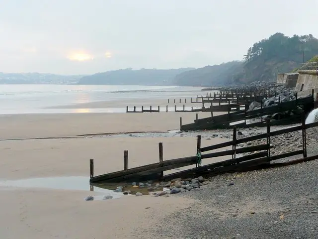 Amroth Beach near Tenby in Pembrokeshire