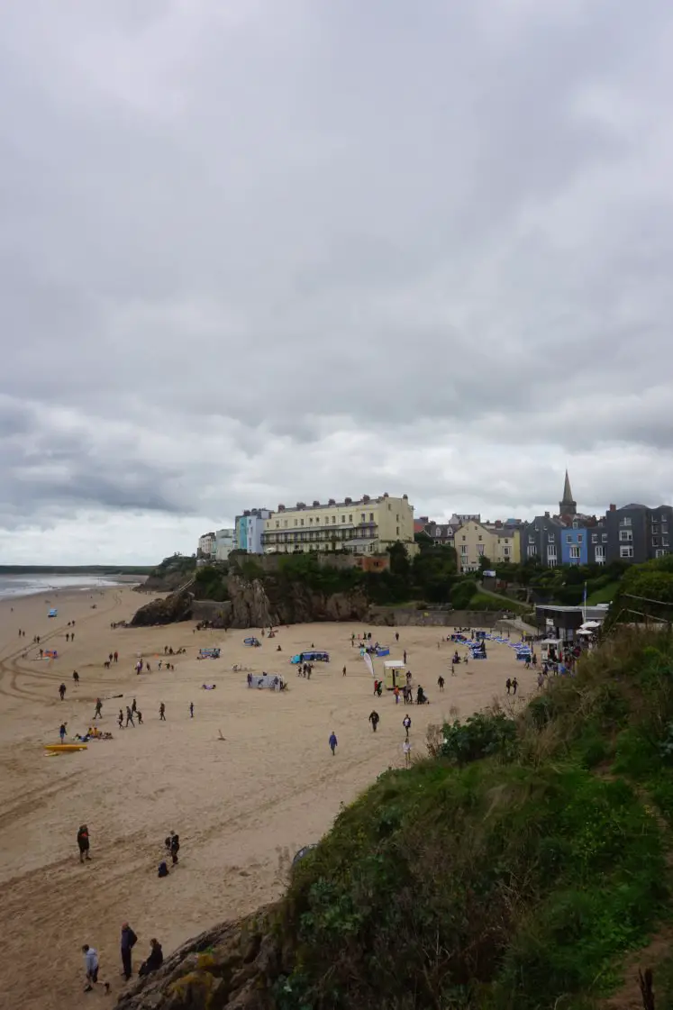 Castle Beach in Tenby, Pembrokeshire