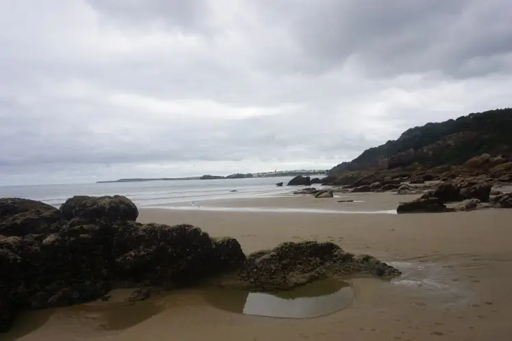 Monkstone Beach near Tenby in Pembrokeshire