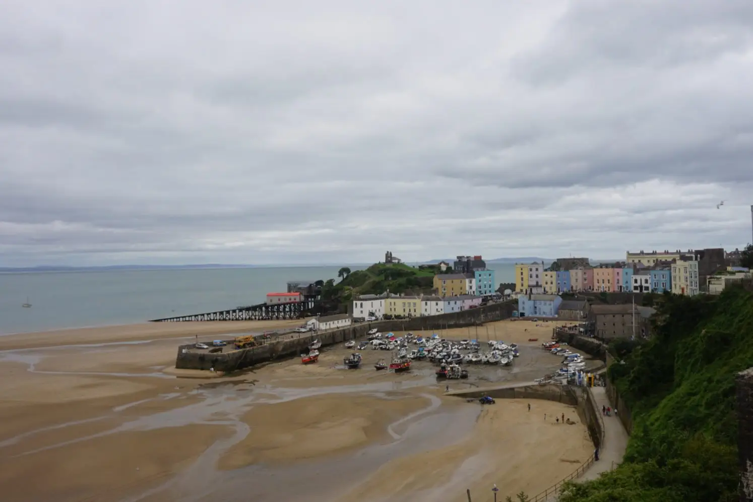 North Beach in Tenby, Pembrokeshire
