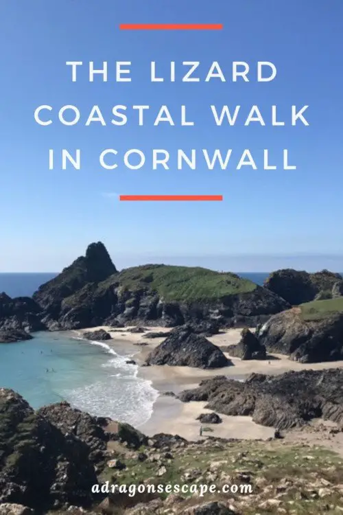 The Lizard coastal walk in Cornwall pin