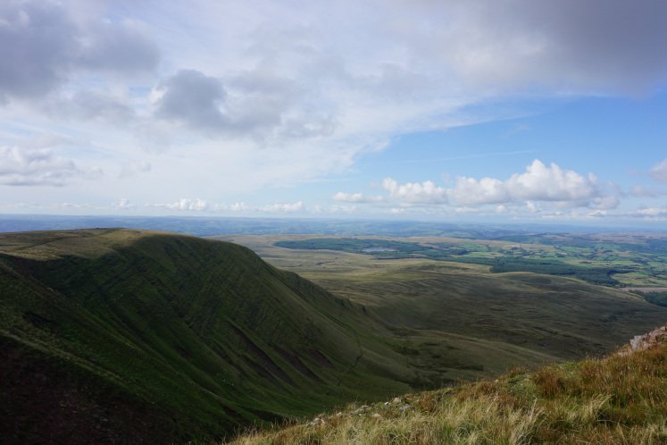 Views of the Brecon Beacons on the Llyn y Fan Fach hike