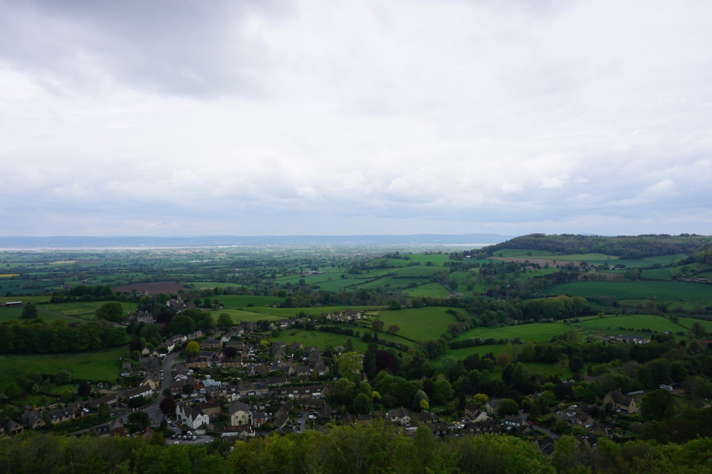 Views of the Cotswolds from the Tyndale Monument