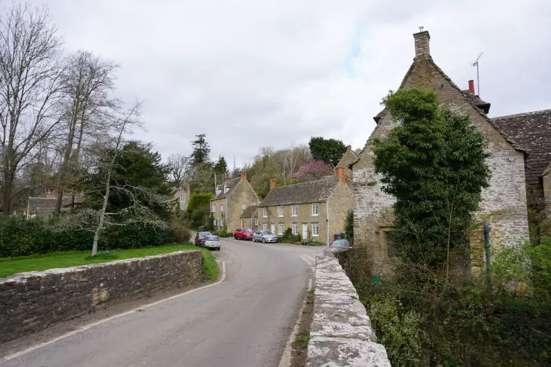 High street and cottages of Easton Grey