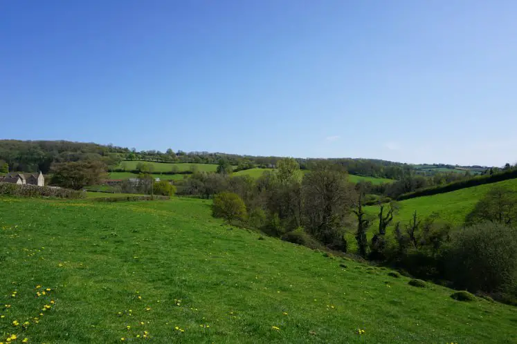 Verdant rolling hills of St Catherine's Valley