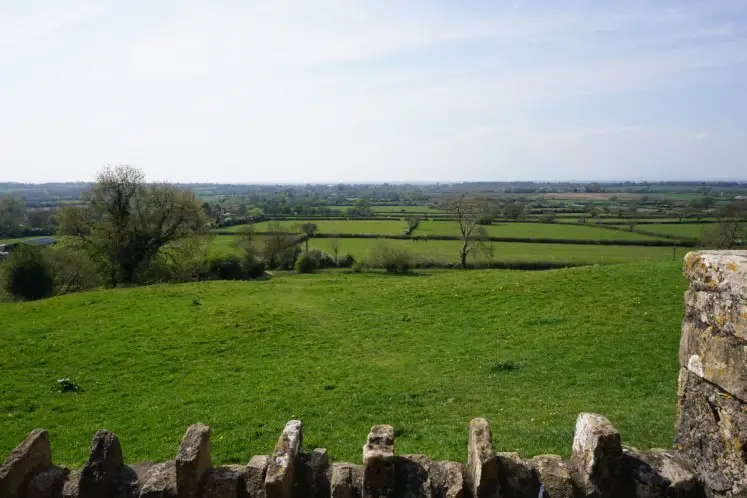 View of Chipping Sodbury and the Frome Valley from the Old Sodbury church