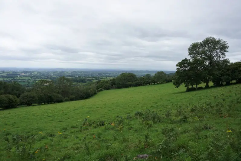 Views of the Somerset Levels and Mendip Hills on the Wookey Hole & Ebbor Gorge walk