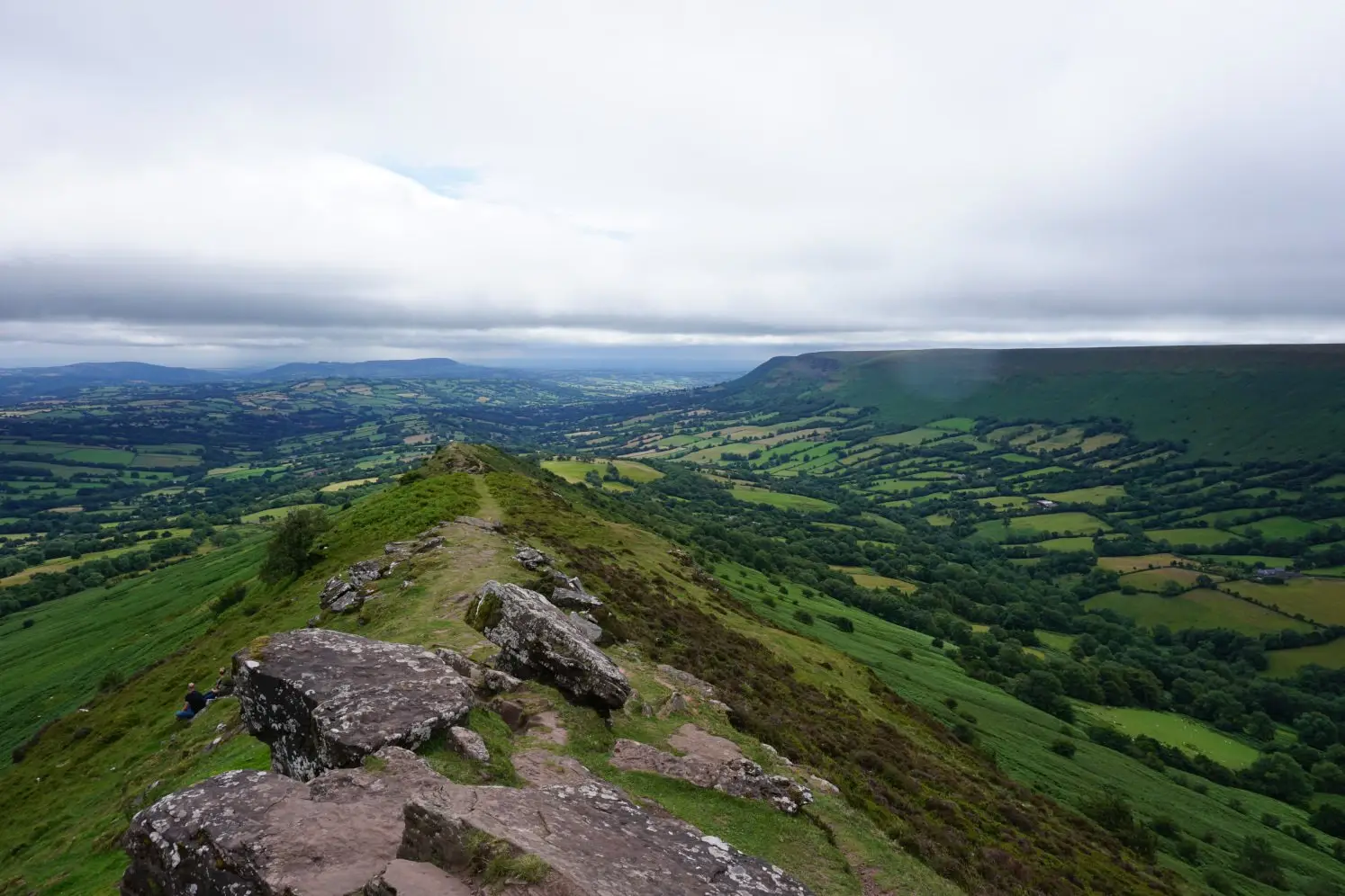 Views from Black Hill in the Brecon Beacons