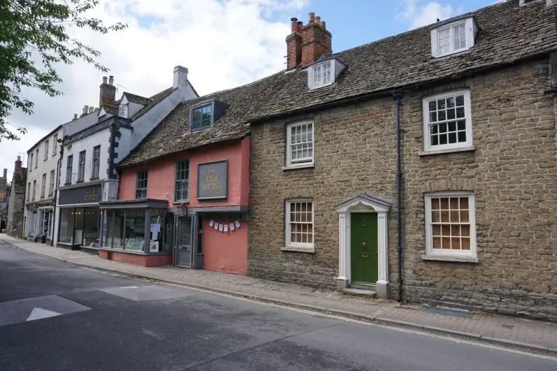 Quaint and colourful cottages in Malmesbury