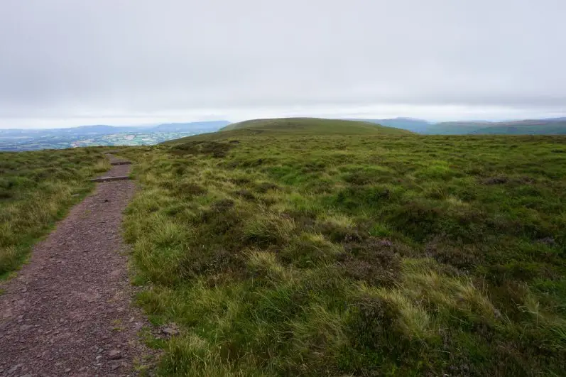 Walking along Offa's Dyke to Black Mountain