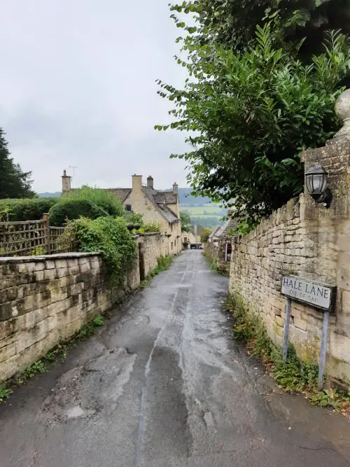 Cotswold street in Painswick