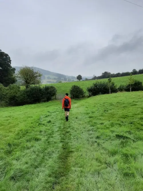 Walking through the Cotswold countryside