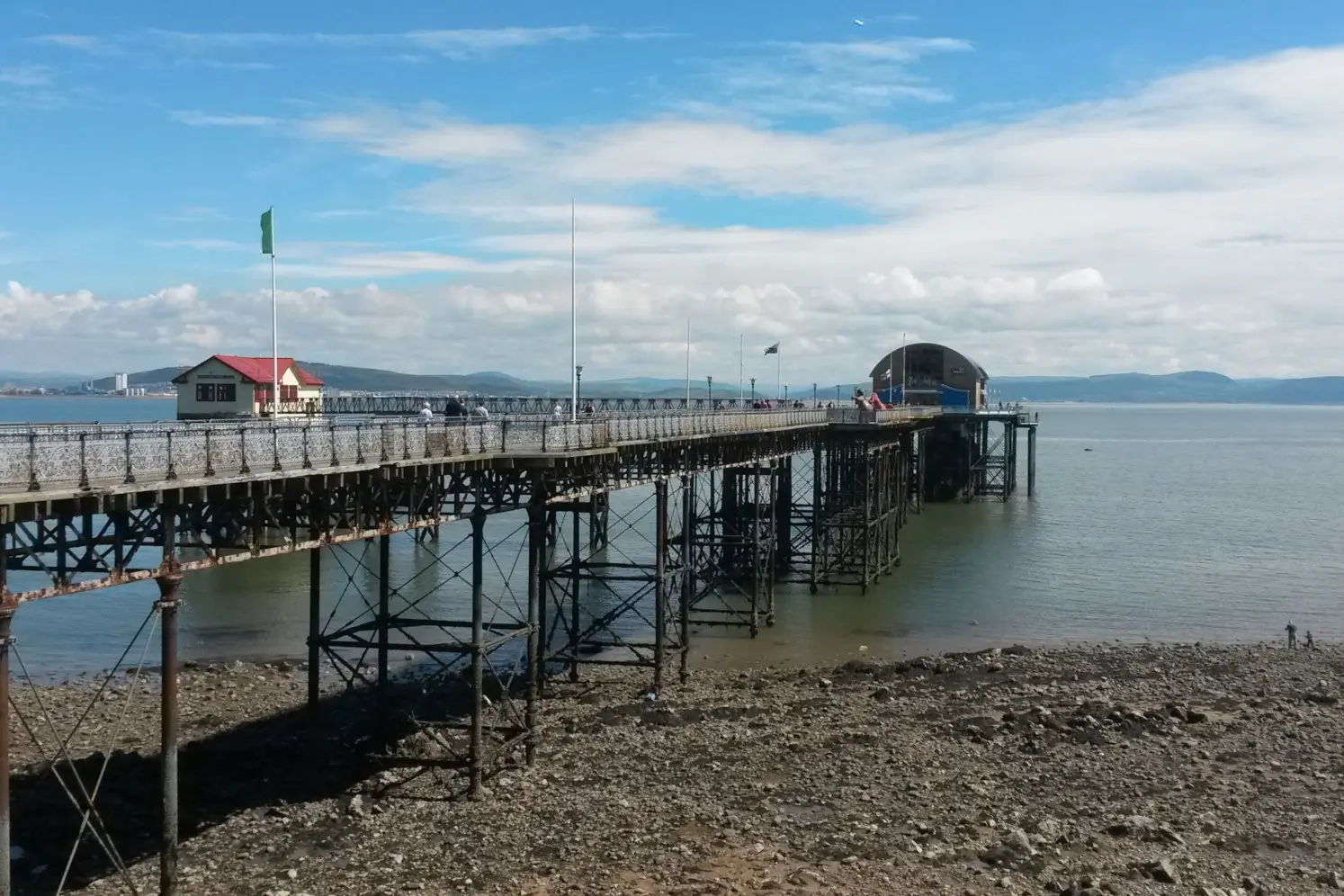 Swansea Mumbles Pier in South Wales