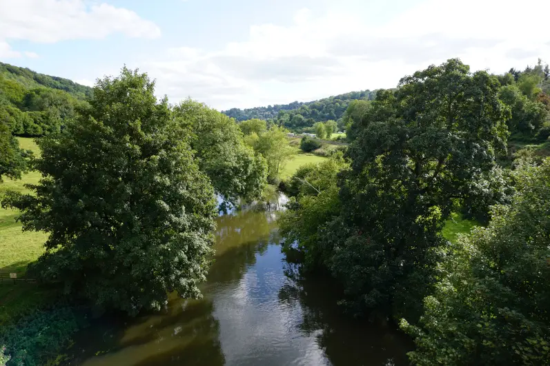 Views of the River Avon from the Avoncliff Aqueduct