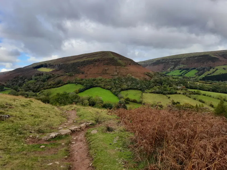 Darren Llywd ridge from the Ewyas Valley