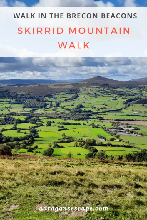 Walk in the Brecon Beacons: Skirrid Mountain walk pin