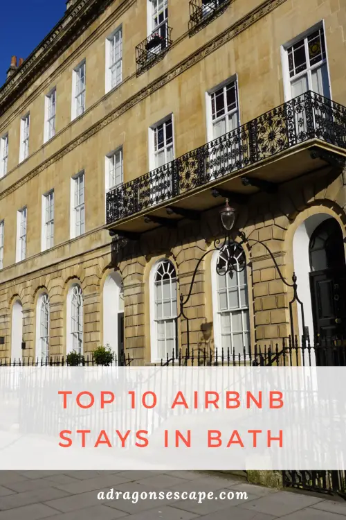 Top 10 Airbnb stays in Bath pin